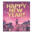 thumbnail image 3 of Dailycode Dishwasher Magnet Cover Magnetic Fridge Door Cover Home Kitchen Decor, Happy New Year City Fireworks, 23"x 26", 3 of 6
