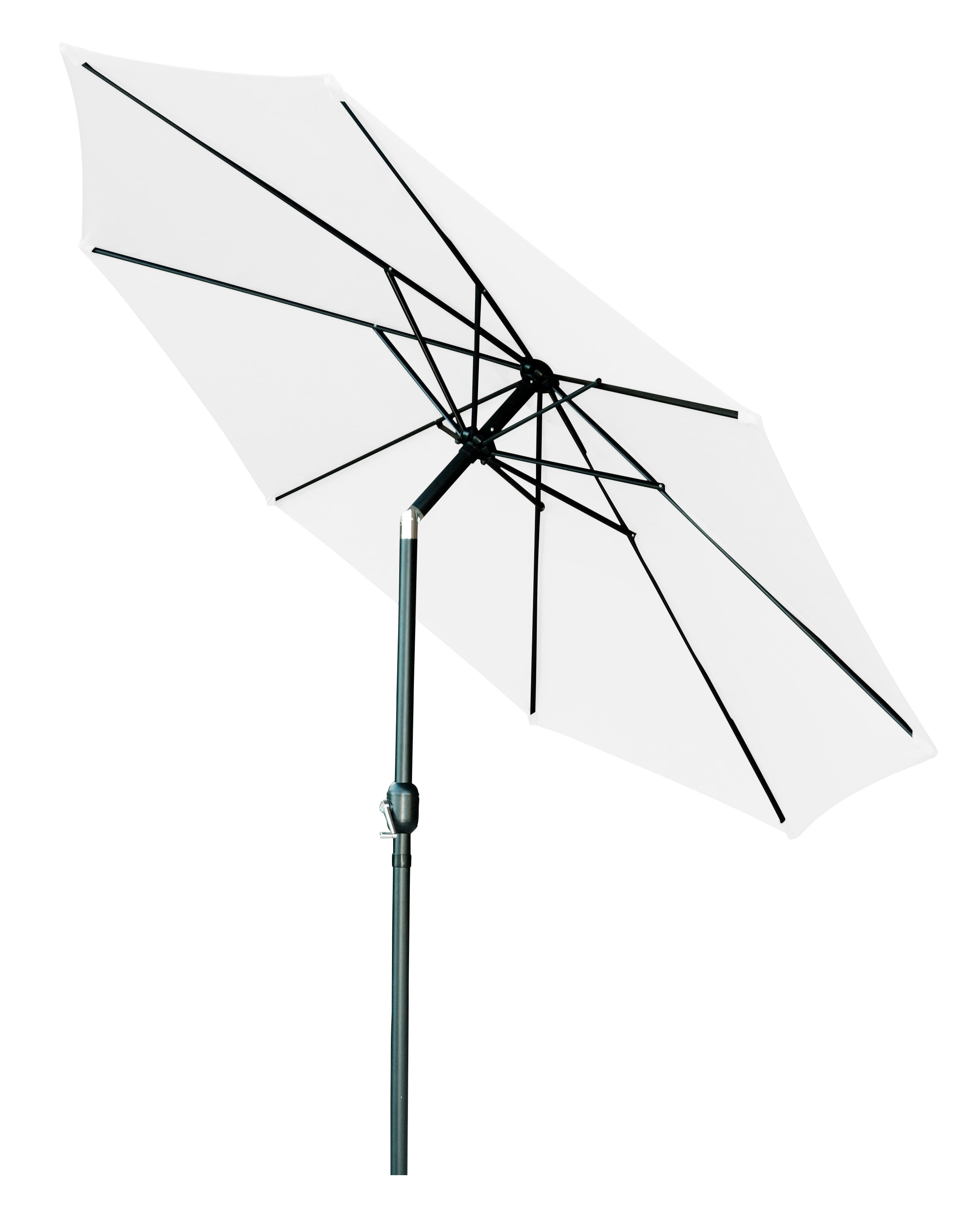Crank Patio Umbrella 10' Tilt By Trademark Innovations (White