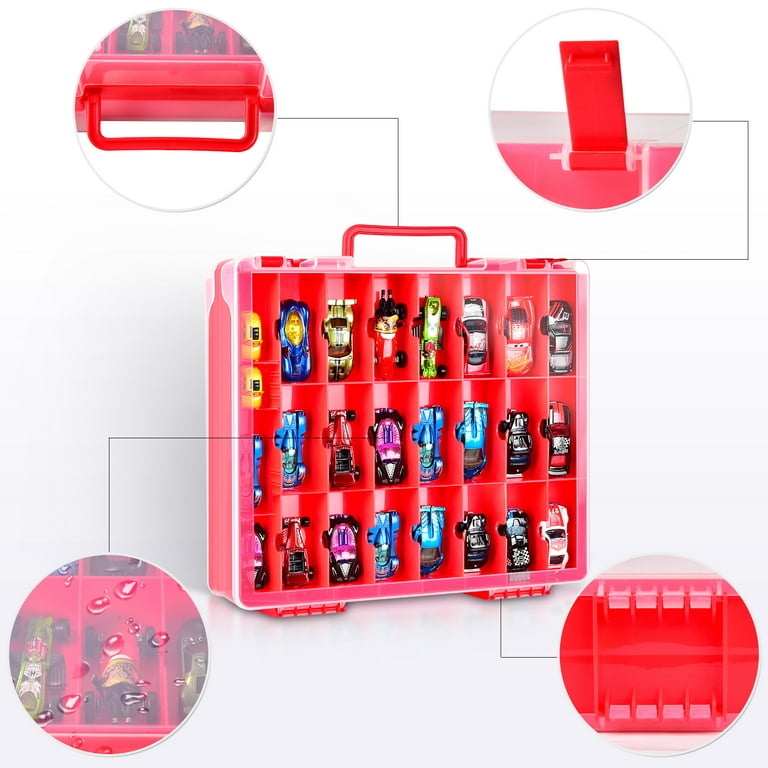 Toy Car Storage Organizer Display Cases With 48 Compartments - Temu  Philippines