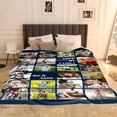 thumbnail image 3 of AISENIN Custom Blanket with Photos Text Personalized Picture Throw Blanket 22 photos Collage Blanket Customized Fleece Blanket Gifts for Fathers Mothers Day Family Adult Kids Birthday Christmas Gift, 3 of 5