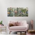 thumbnail image 2 of Cactus Plants Bathroom Decor Wall Art, Green Succulent Pictures Canvas Print, Botanical Paintings for Bedroom Living room Office Decoration 12x12in x4, 2 of 7