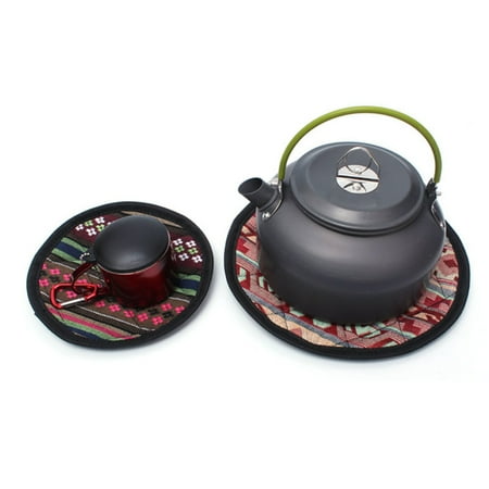 

Xunyuan 1 Pc Random Color Style Ethnic Round Heat Resistant Pot Holder Non-Slip Mat