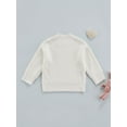 thumbnail image 6 of Wassery Kid Girl Boy Knit Sweater Newborn Long Sleeve Knitted Sweater Toddler Baby Fall Winter Loose Fit Pullover Sweater for Boys Girls, 6 of 9