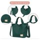 thumbnail image 4 of Bolsa de viaje expandible para mujer | Bolsa ligera para gimnasio y fin de semana con doble correa | Bolsa de nailon impermeable para deportes, escuela y equipaje de mano en avión, 4 of 7