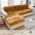 thumbnail image 3 of Crowdstage Waterproof Sofa Cushion Covers Stretchy Couch Slipcover Sofa Seat Furniture Protector for Kids and Pets, 50 x 60 cm (19.68 x 23.62 inch), 3 of 9