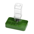 thumbnail image 2 of Comedero para reptiles, cuenco de agua, accesorio para terrario, estación de alimentación, dispensador automático de agua, bebedero para tortugas y Verde grande, 2 of 8