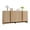 Natural Oak, variant on Papajet 63" Fluted Sideboard Buffet Cabinet with Storage, Modern Credenza with 4 Doors & Adjustable Shelves for Kitchen, Living Room, Natural Oak