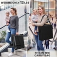 thumbnail image 3 of Vomeast Baby Stroller for Airplane, Portable Lightweight Travel Stroller for Infants and Toddlers, 12 lb, Gray, 3 of 5