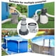 thumbnail image 5 of Kit Adaptador Manguera Piscina, 2 Tipos Conector Bomba Piscina para Mangueras 1,5 y 1,25 Pulgadas Piezas Repuesto Sobre el Suelo, 5 of 6
