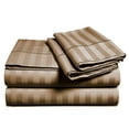 thumbnail image 1 of Bed Sheet Set 600 Thread Count 100% Cotton Damask Stripes, 1 of 6