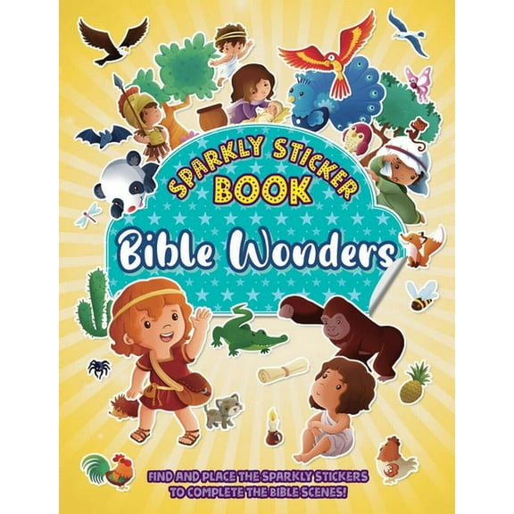 Biible Wonders: Sparkly Sticker Book, (Paperback)