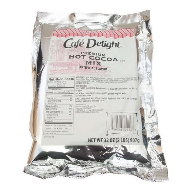(Price/case)Cafe Delight 50240 Premium Hot Cocoa Mix 122
