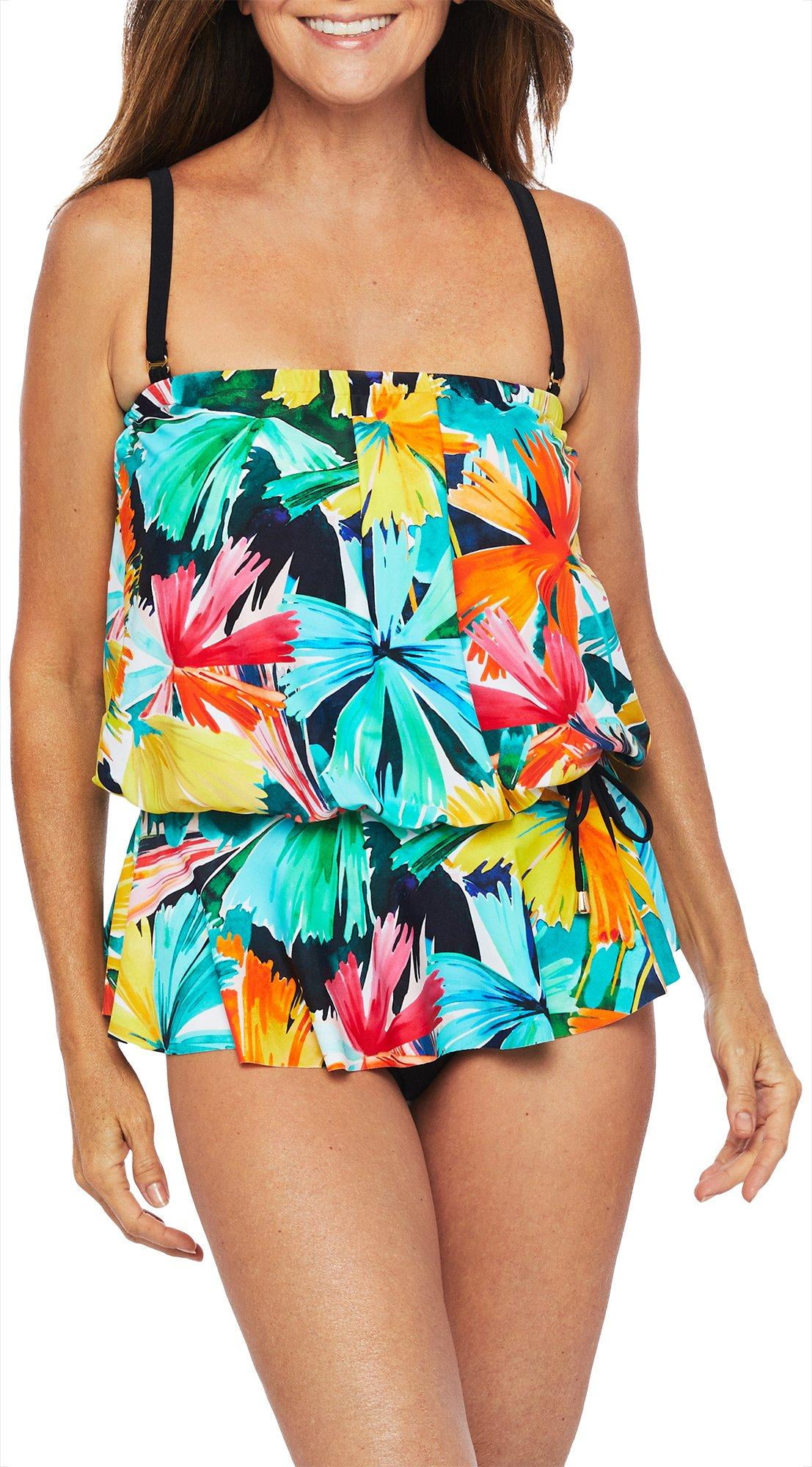 Maxine Of Hollywood Maxine Womens Cocktail Peplum Mio One Piece 
