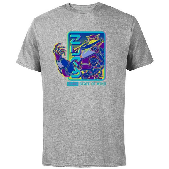 Disney PIXAR Lightyear Zurg State of Mind - Short Sleeve Cotton T-Shirt for Adults - Customized-Athletic Heather