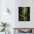 thumbnail image 3 of ONETECH Foggy Forest Canvas Wall Art, Landscape Mountain Artwork Photographic Print Pictures for Bedrooms, 3 of 4
