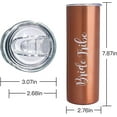 thumbnail image 2 of Bride to Be 20oz Skinny Tumbler: Stainless Steel Wine Tumblers – Perfect Engagement & Wedding Gifts for Bridesmaids – Ideal Bachelorette Party Supplies & Games – Bridal Tribe Keepsake, 2 of 6