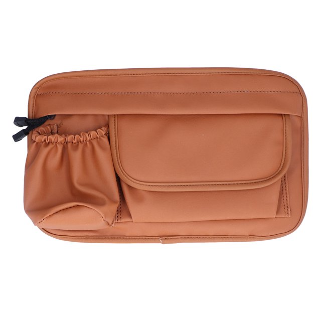 Bolsa de almacenamiento impermeable organizador de cuero artificial marrón zhang ming para Vespa gts300 GTS LX LXV