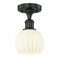 thumbnail image 6 of Innovations Lighting - White Venetian - 1 Light Semi-Flush Mount In Modern, 6 of 7