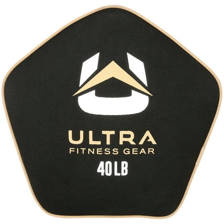 Ultra Fitness Gear Super Tough Fillable Neoprene Pancake Sandbag for Full Body Workouts (Unfilled),  (40