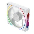 thumbnail image 3 of ARGB Case Fan 120mm 5V 3Pin PWM Silent PC Computer Case Cooling White, 3 of 5