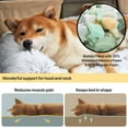 thumbnail image 6 of Codi Dog Bed for Couch - Calming Dog Beds for Medium Dogs, Fluffy Plush Bed for Pets, Anti Anxiety Dog Bed with Removable Washable Cover for Dogs and Cats, Dark Grey, 35x31x5 inches, 6 of 16