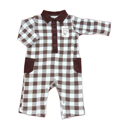 

First Hugs Newborn Boys Long Sleeve Coverall Size 0-3Mos