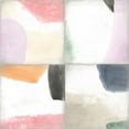 thumbnail image 2 of Vess, June Erica 20x20 Gold Ornate Wood Framed with Double Matting Museum Art Print Titled - Pastel Tile II, 2 of 4