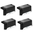 thumbnail image 2 of 4 Pack Solar LED Step Lights Waterproof for Outdoor Stairs, Fence, Yard, Railing, Dusk to Dawn Sensor, 2 of 3