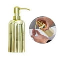 thumbnail image 2 of YIEMEEN Gold Stainless Steel Refillable Soap Dispenser for Kitchen or Bathroom 10.5oz, 2 of 13