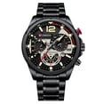 thumbnail image 1 of Reloj deportivo Curren 8395 para hombre, color dorado, acero inoxidable, 1 of 5