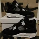 thumbnail image 2 of Ni - ke Air Jordan 4 Retro (GS) White Thunder Size 7 Youth / 8.5 Women's FQ8213-001 NEW, 2 of 5
