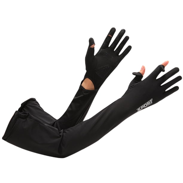 Funda para brazo, funda transpirable para brazo, para pesca, ciclismo, conducción (negro) Ehuebsd Accesorios para bicicletas