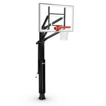 Spalding "888™" Series 60 In. Tempered Glass In-Ground Basketball Hoop