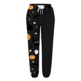 thumbnail image 4 of WILLBEST Pantalones Deportivos Casuales para Mujer, Cómodos, con Estampado de Halloween, Cintura Elástica Suave, para Uso Diario, para Otoño E Invierno. Mediana, 4 of 4