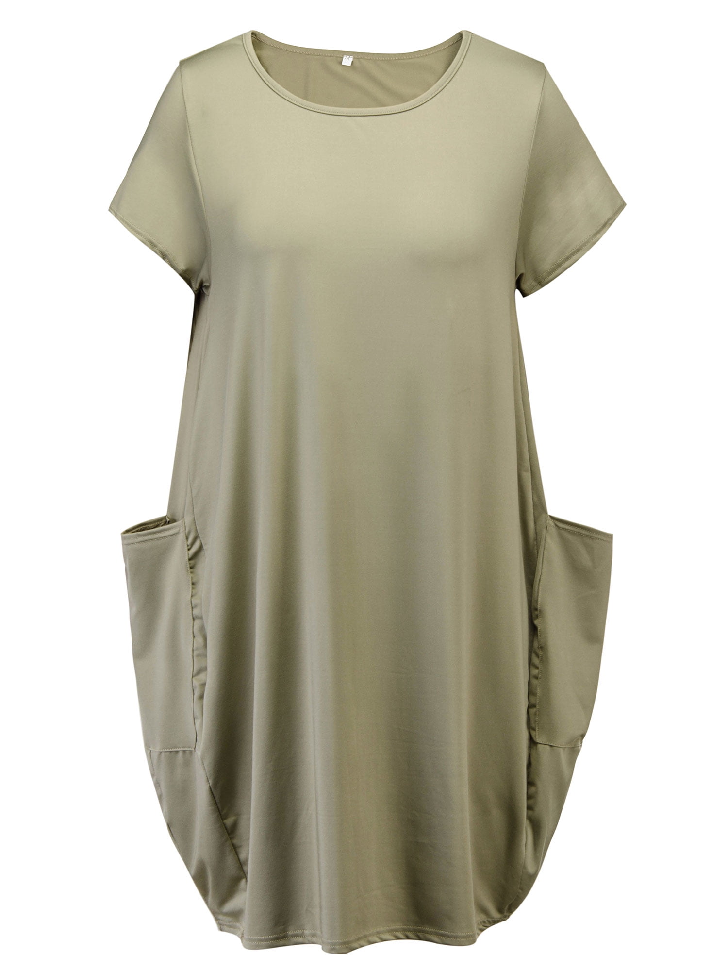 midi t shirt dress with pockets