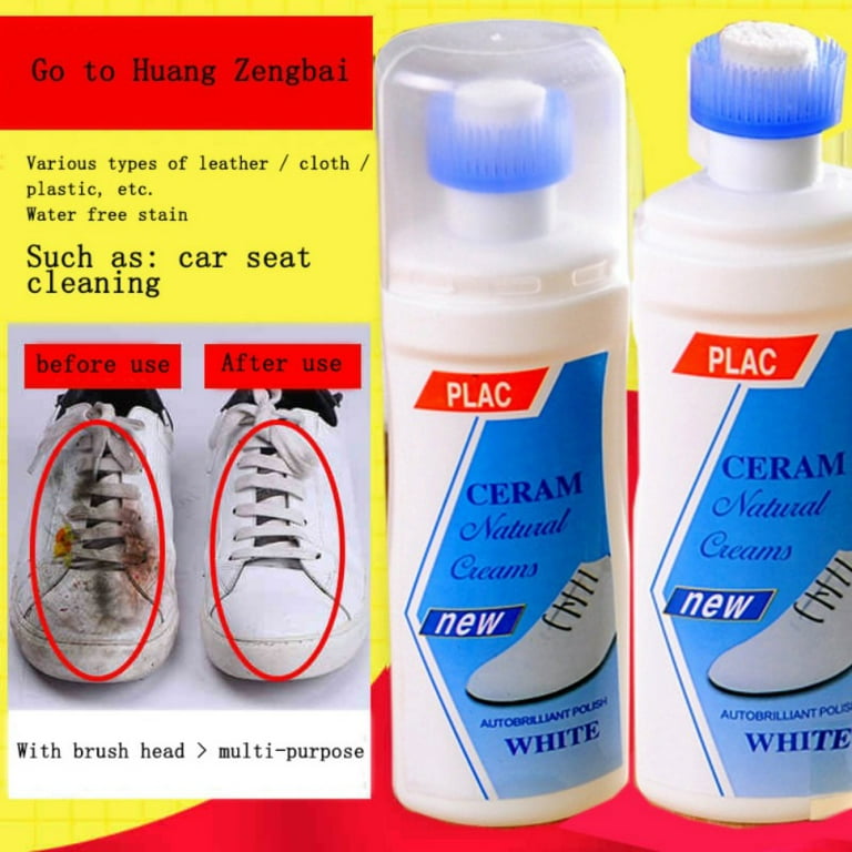2pcs Practical Sneaker Erasers Shoe Care Cleaning Erasers Sneaker Cleaner Erasers, Size: 7.4x2.4cm, White