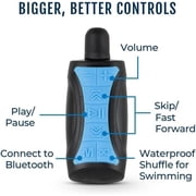 H2O Audio Stream 3 PRO and Surge S+ Earbuds - Multi-Sport Waterproof Music Player & Ear Headphones - Bluetooth for Above Ground, MP3 for Swimming- Playlist+ App Included - Blue