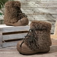 thumbnail image 4 of Npasoilc Snow Boots for Women,Winter Boots Mid-Calf,Fluff Boots with Fleece,and Fur-Lined Casual Boots, 4 of 9