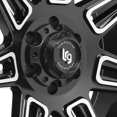 thumbnail image 3 of 20" Black With Natural Accents Burst Series Wheel by LRG Wheels 11721036312N, 3 of 3