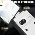 thumbnail image 6 of Allytech Google Pixel 7A Case + 3Pcs Google Pixel 7A Screen Protector, Heavy Duty Protective Shockproof Kickstand Case Cover for Google Pixel 7A 5G 6.1" - White, 6 of 7