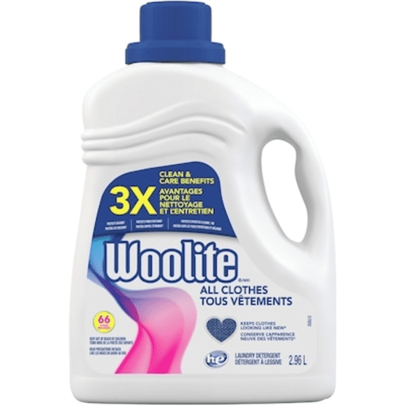 Woolite Détergent à Lessive Quotidien avec Color Renew Méga Format Économique