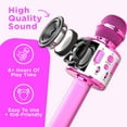 thumbnail image 4 of Move2Play, Kids Karaoke Microphone | Includes Bluetooth & 15 Pre-Loaded Nursery Rhymes | Birthday Gift for Girls, Boys & Toddlers | Girls Toy Ages 2, 3, 4-5, 6+ Years Old, 4 of 7