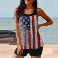 thumbnail image 5 of Nmnitkp Swim Suits for Women 2026 Independence Day Printing Women Bikini Set Tummy Control Swimsuit Two Piece High Waist Floral Swimwear, 5 of 5