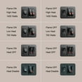 thumbnail image 5 of LLappuil 18" Electric Fireplace, Freestanding Electric Fireplace Stove Heater with 3D Flame Effect for 800 Sq. Ft, 1400W /700W heat/ 5000 BTU Black, 5 of 7