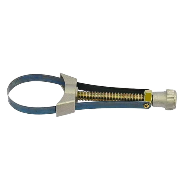 TAPDRA Adjustable Oil Filter Wrench for Old Style Oil Filters 2.36-4.72 Inch Silver 7.63 Inch Un-expanded