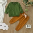 thumbnail image 2 of Utlike Toddler Boys Clothing Sets Autumn Winter Long Sleeve Pullover Tops Pants 2 Pcs Outfits Set For Children Clothes Photography Outfits For Boy Size 2 Years-3 Years, 2 of 7