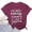 A-Pink497, variant on XIAOCHA Stylish Everyday Casual Graphic Print Crew Neck Short Sleeve T-Shirt For Women Comfortable Basic Tee Top