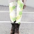 thumbnail image 4 of LEKWK Yoga Leggings Women St Patricks Day Shamrock Clover Yoga Leggings High Waist Soft Printed Soft Leggings Holiday Festival Party Wear, 4 of 7