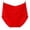 Red, variant on Ohufall Cotton Panties for Plus Size Women with Soft Stretchy Material Underwear Breathable High Waist Briefs