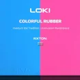 thumbnail image 4 of Original LOKI RXTON 3 Blue Pink Table Tennis Rubber Pimples-in Tacky Ping Pong Rubber with Powerful Elastic Sponge pink, 4 of 6